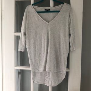 Express Grey Knit Sweater